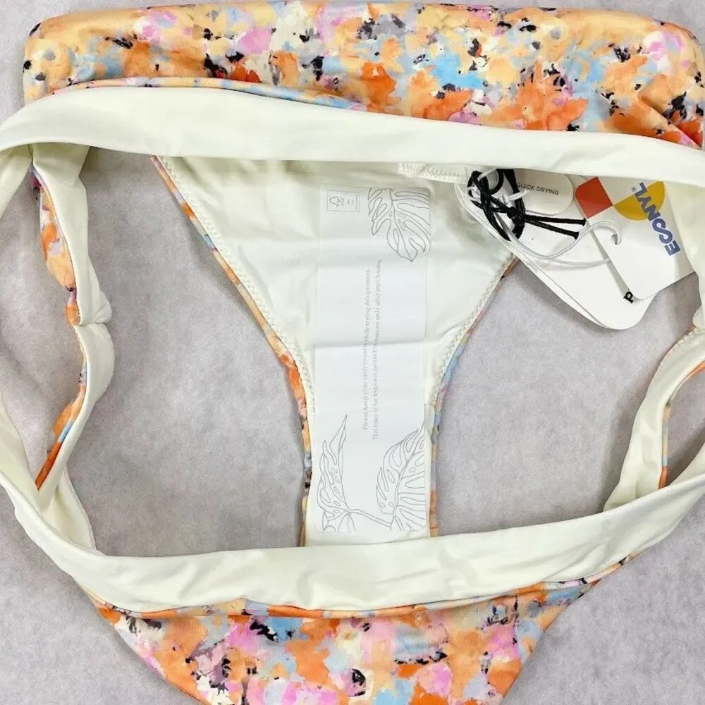 prAna Sugar Shore Bikini Bottom Impressions Womens M ** $5 CLEARANCE ** FINAL PR